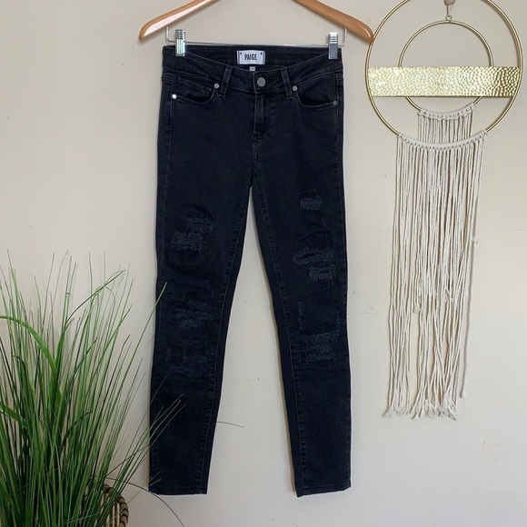 paige • verdugo ulta skinny shredded jeans - Picture 1 of 11